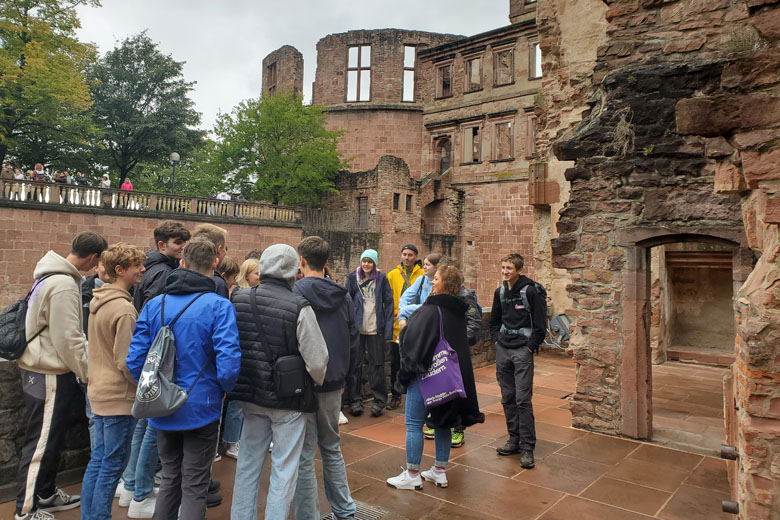 Schlossbesichtigung in Heidelberg