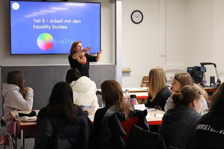 Workshop zum Thema Gendergerechtigkeit